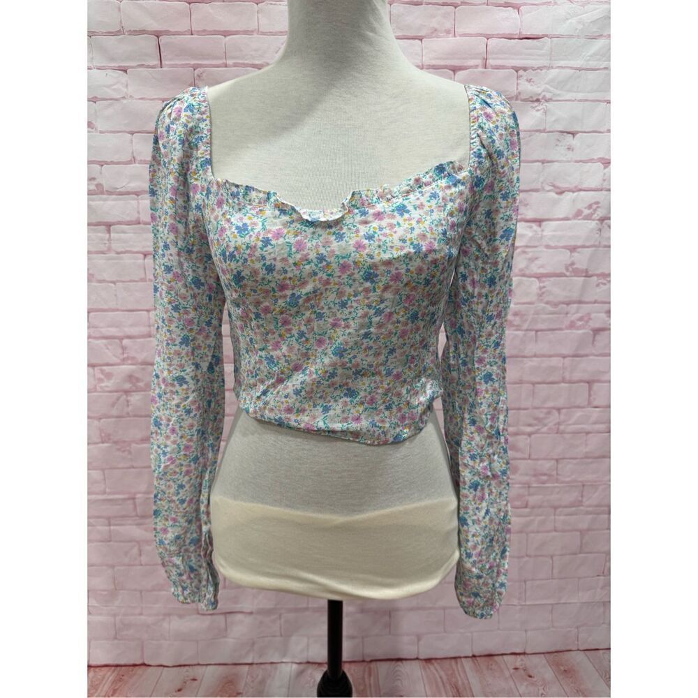 Sophie rue crop top long‎ sleeve size small
